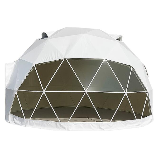 Kupolový stan FI 6M - 28 m2 sklenené dvere