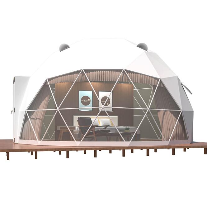Kupolový stan FI 6M - 28 m2 sklenené dvere,3