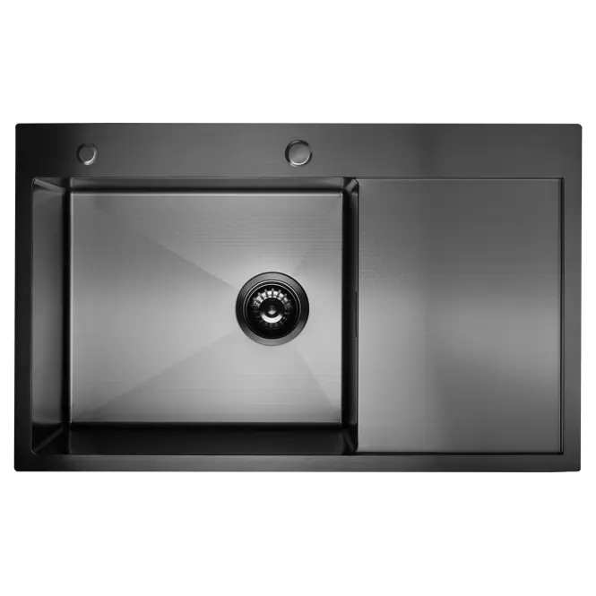 Drez Kongo pravý 780x480x230 PVD BLACK  NANO