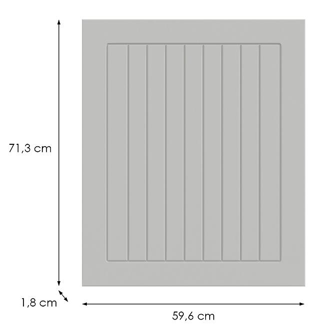 Kuchynská predná časť D100n  H5 K252 Biely Gr I,2