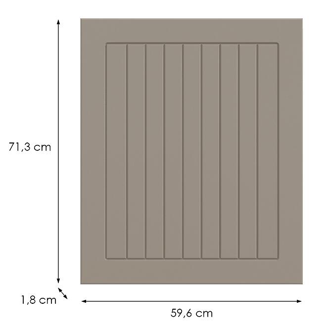 Kuchynská predná časť D100n H5 K257 Kašmír Matná Grii,2