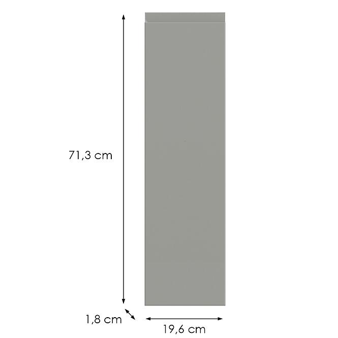 Kuchynská predná časť D20c T8 K261 Sivá Matná Grii,2