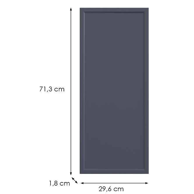 Kuchynská predná časť D30(L/P) O6 K273 Granát Gri,2
