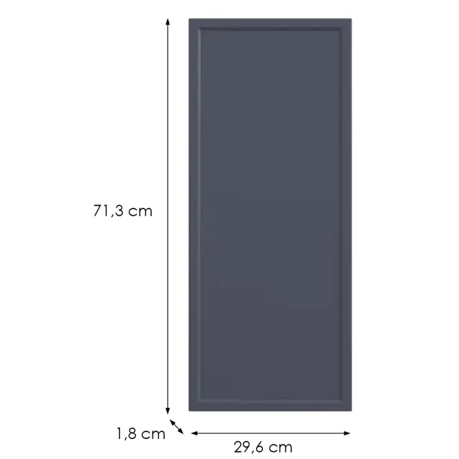 Kuchynská predná časť D30(L/P) O6 K273 Granát Gri,2