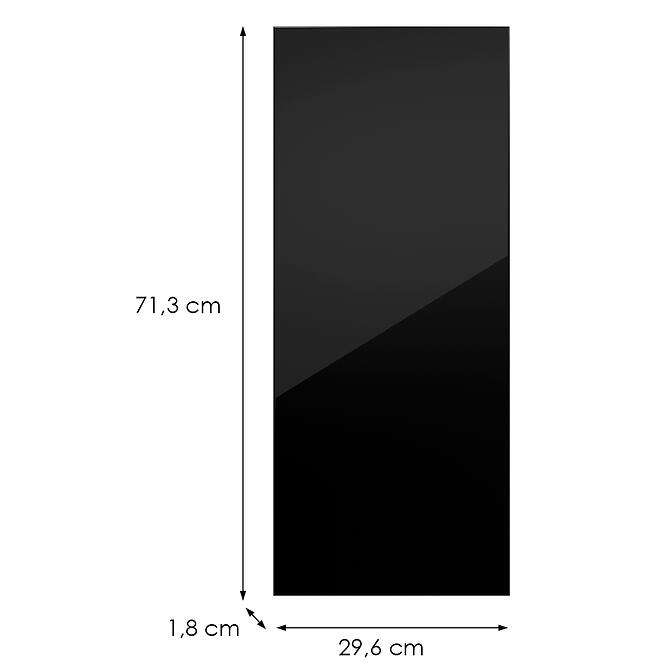 Kuchynská predná časť D30(L/P) L9 K165 Čierna Hg Griii,2