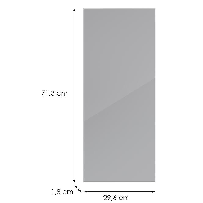 Kuchynská predná časť D30(L/P) L9 K268 Sivá Hg Griii,2