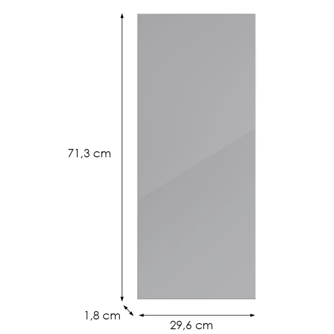 Kuchynská predná časť D30(L/P) L9 K268 Sivá Hg Griii,2