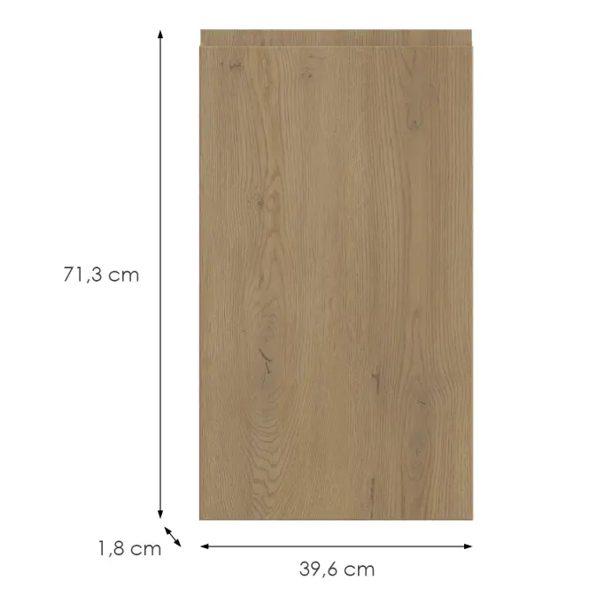 Kuchynská predná časť D40 L T8 K282 Dub Cremona Grii