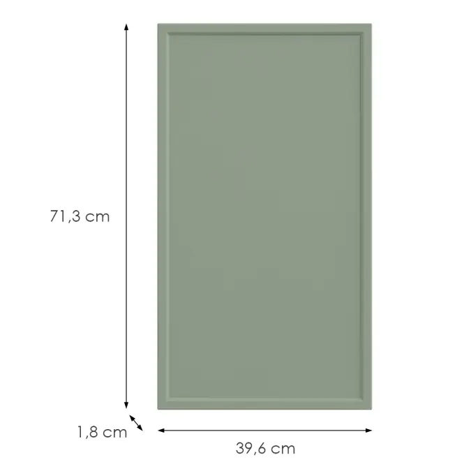 Kuchynská predná časť D40(L/P) O6 K-279 Olivový Grii,2
