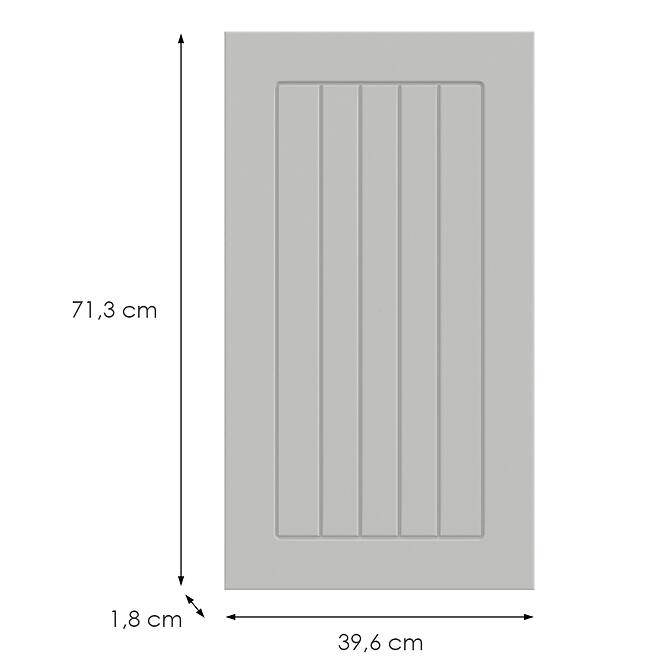 Kuchynská predná časť D40(L/P)  H5 K252 Biely Gr I,2