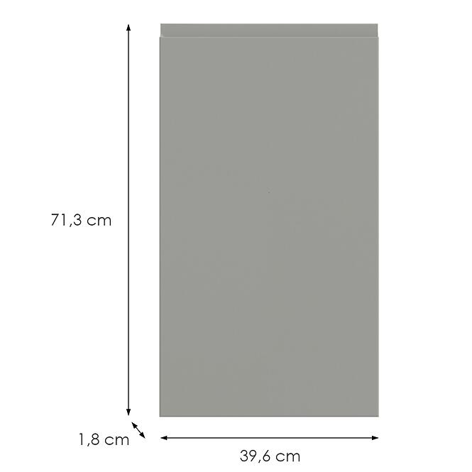 Kuchynská predná časť D40 P T8 K261 Sivá Matná Grii,2