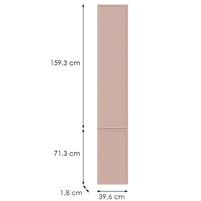 Kuchynská predná časť D40spwn(L/P) O6 K276 Antická ružová Gr Ii
