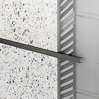 Ukončovací profil U 1 x 270 gunmetal mat sivý