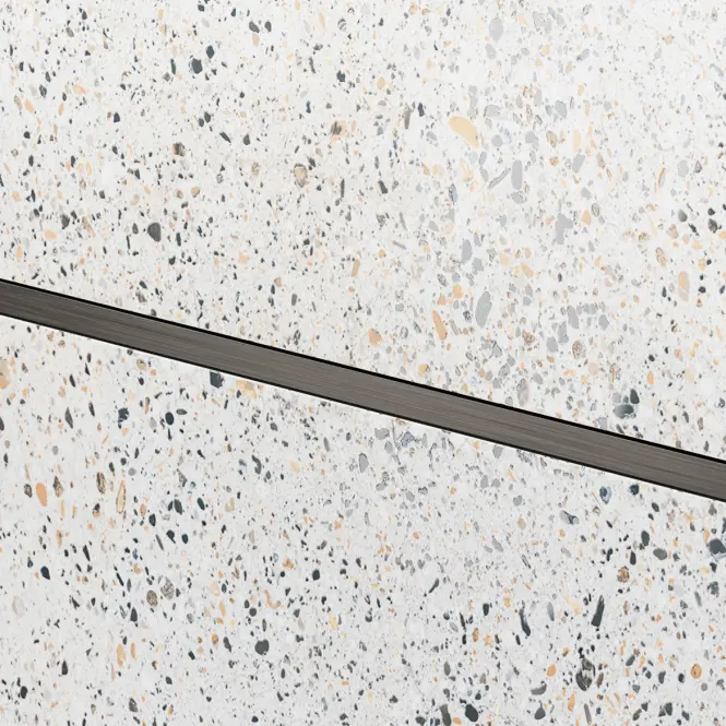 Ukončovací profil U 1 x 270 gunmetal mat sivý,2