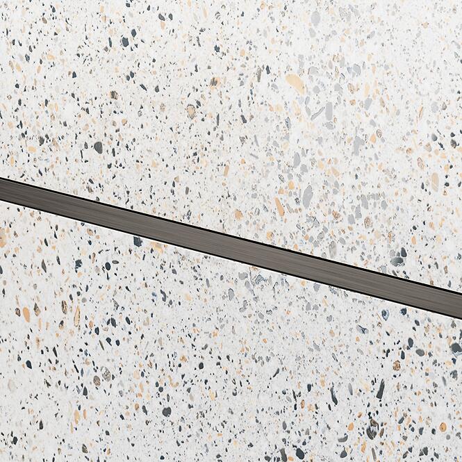 Ukončovací profil U 1 x 270 gunmetal mat sivý,2