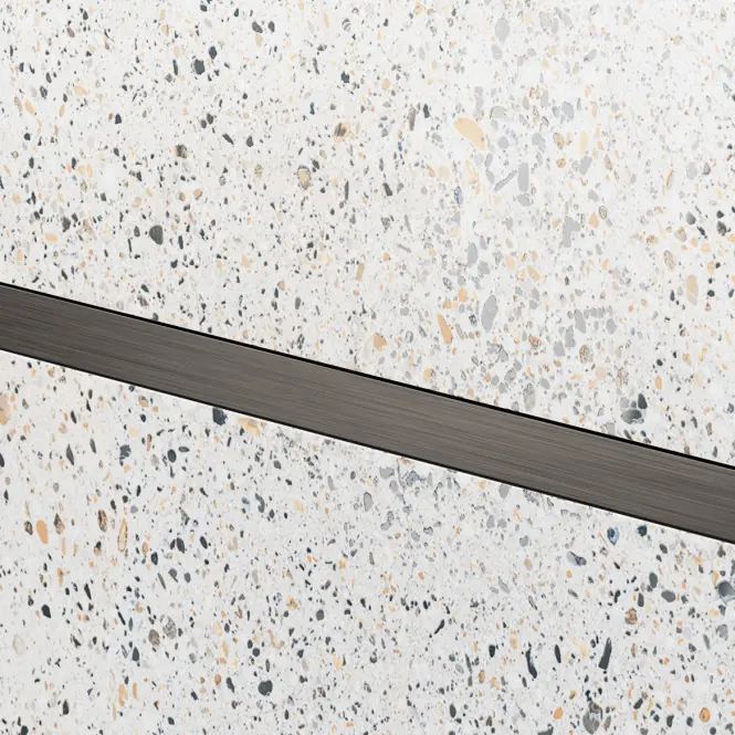 Ukončovací profil U 2 x 270 gunmetal mat sivý