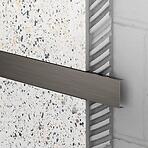 Ukončovací profil U 4 x 270 gunmetal mat sivý