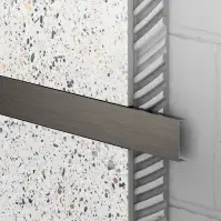 Ukončovací profil U 4 x 270 gunmetal mat sivý