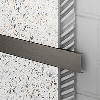 Ukončovací profil U 4 x 270 gunmetal mat sivý