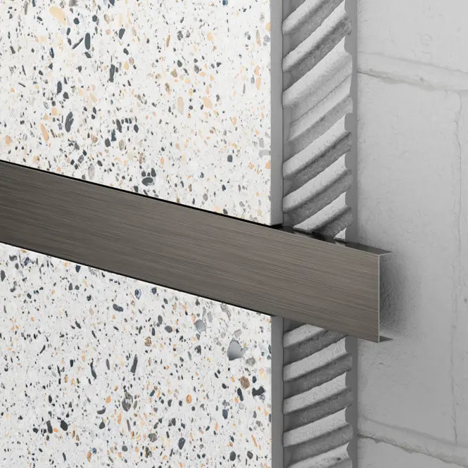 Ukončovací profil U 4 x 270 gunmetal mat sivý