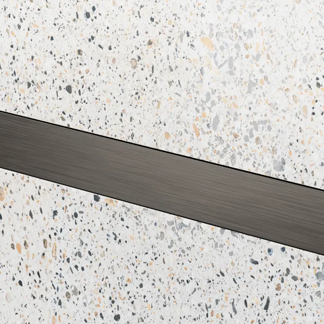 Ukončovací profil U 4 x 270 gunmetal mat sivý,2