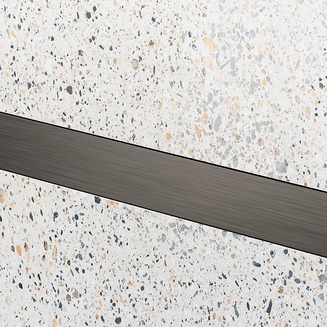 Ukončovací profil U 4 x 270 gunmetal mat sivý,2