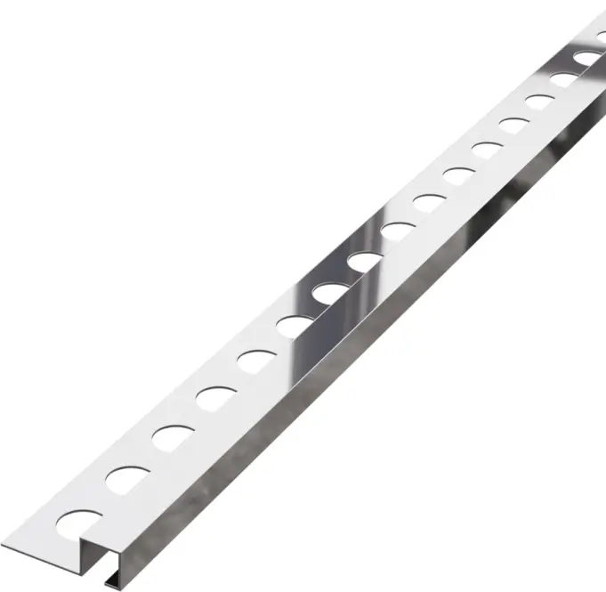Rohový profil QS 10,5 mm x 270 cm strieborný lesk