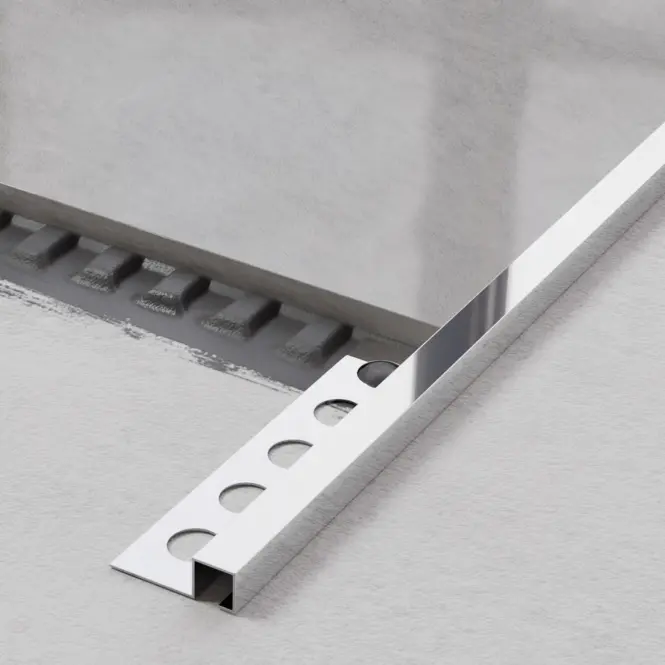 Rohový profil QS 12,5 mm x 270 cm strieborný lesk
