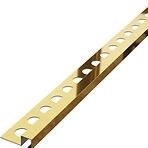 Rohový profil QS 10,5 mm x 270 cm zlatý lesk