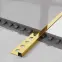 Rohový profil QS 10,5 mm x 270 cm zlatý lesk,3