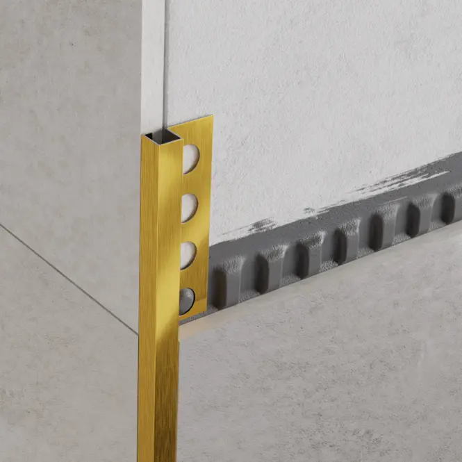 Rohový profil QS 10,5 mm x 270 cm zlatý mat,2
