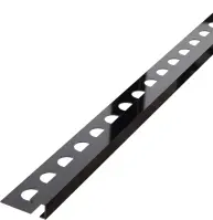 Rohový profil QS 10,5 mm x 270 cm čierny lesk
