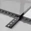 Rohový profil QS 10,5 mm x 270 cm čierny lesk,3
