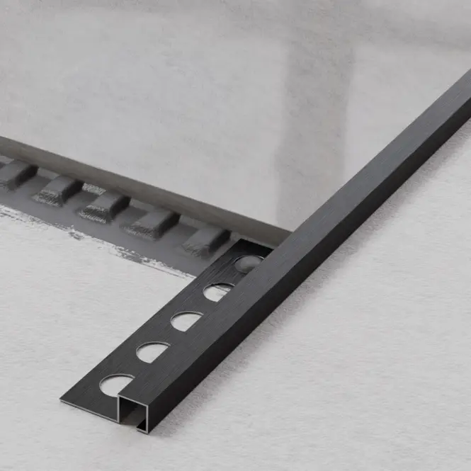 Rohový profil QS 10,5 mm x 270 cm čierny mat,4