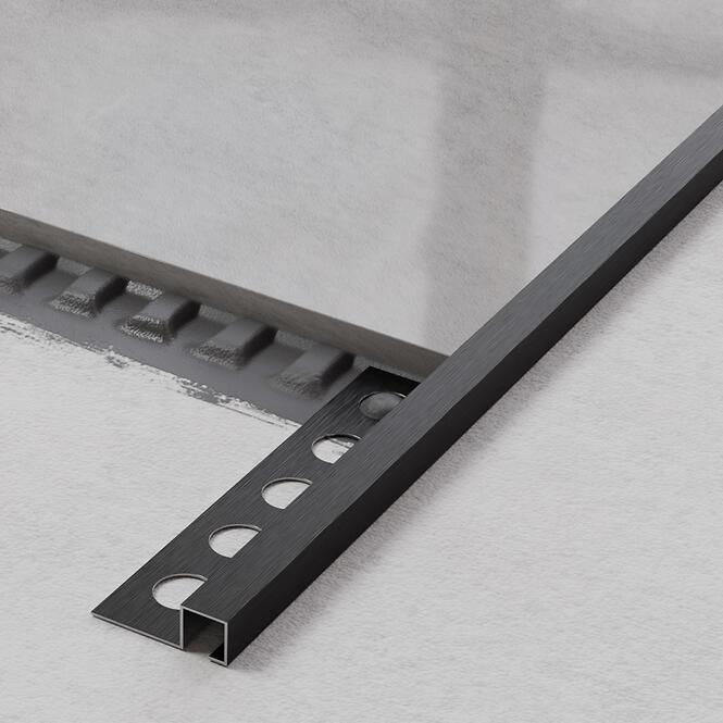 Rohový profil QS 10,5 mm x 270 cm čierny mat,4