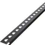 Rohový profil QS 12,5 mm x 270 cm čierny mat