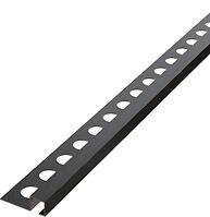 Rohový profil QS 12,5 mm x 270 cm čierny mat