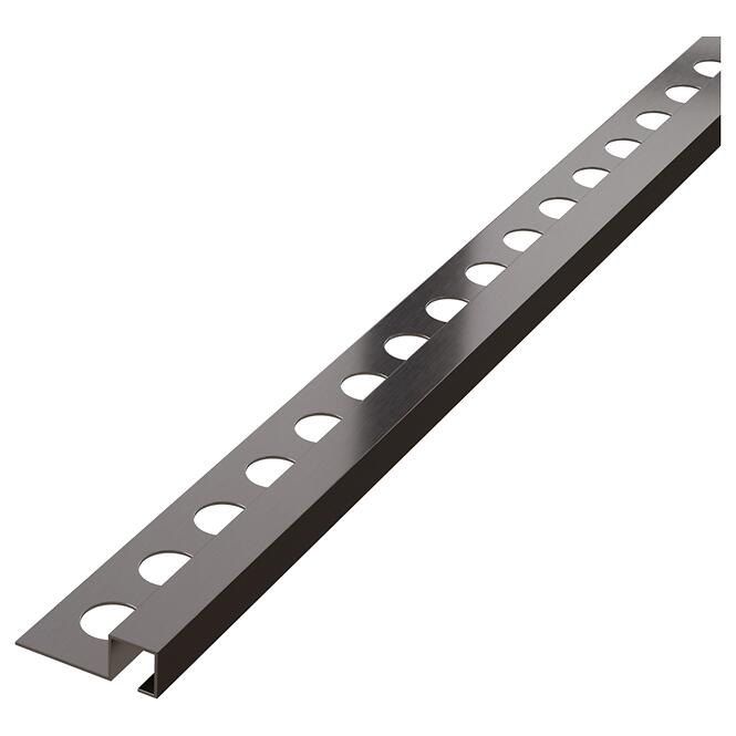 Rohový profil QS 10,5 mm x 270 cm gunmetal šedá mat
