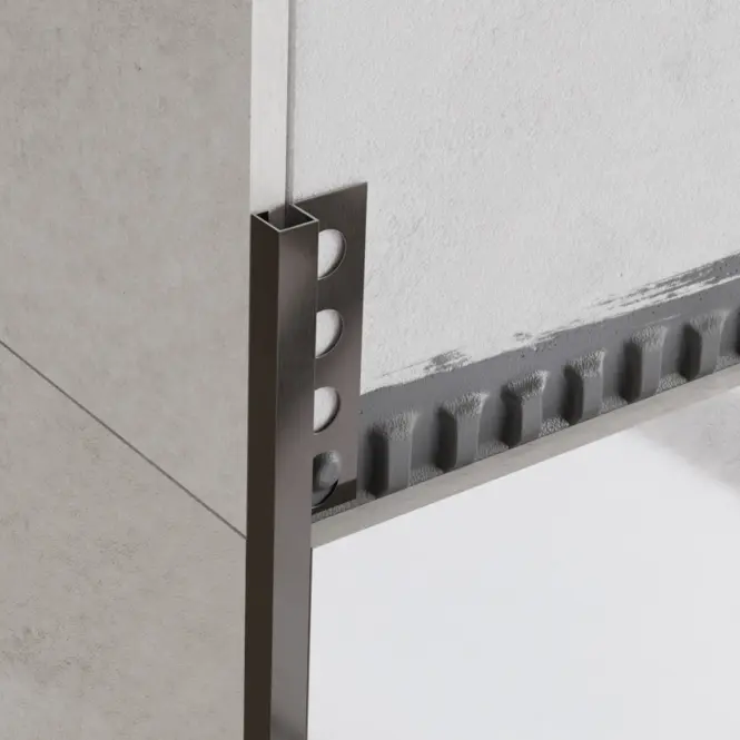 Rohový profil QS 12,5 mm x 270 cm gunmetal šedá mat,2