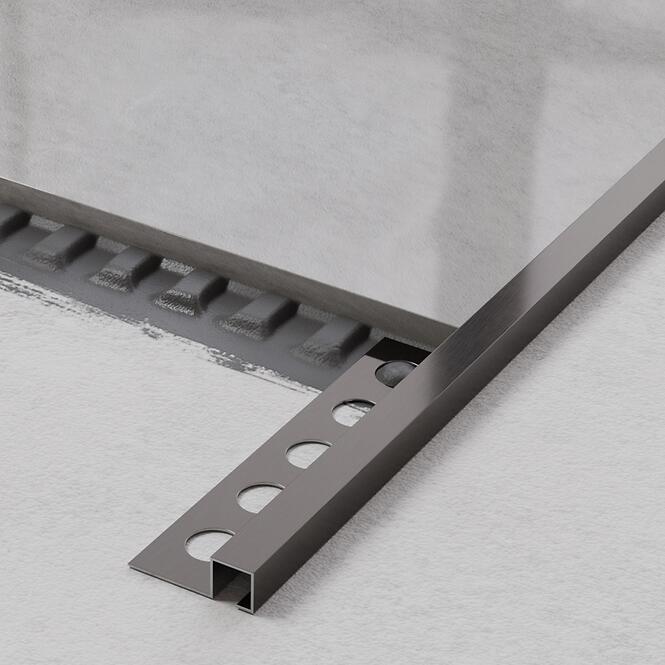 Rohový profil QS 12,5 mm x 270 cm gunmetal šedá mat