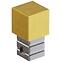 Rohová ukončovacia kocka PQS 10,5 mm zlatý mat
