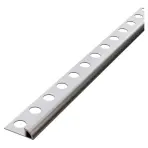 Rohový profil polkruh strieborný elox 12,5 mm x 270 cm