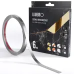 Samolepiaca dekoratívna lišta v rolke 1 cm strieborná 6 bm mat