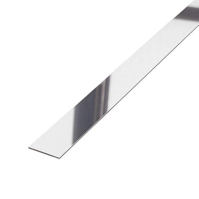 Dekoratívna lišta I 2x270 cm strieborná lesklá