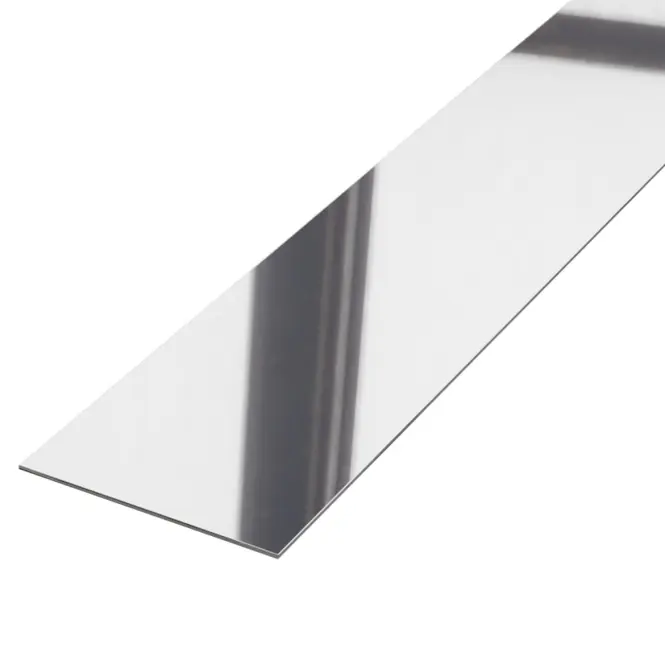 Dekoratívna lišta I 5x270 cm strieborná lesklá