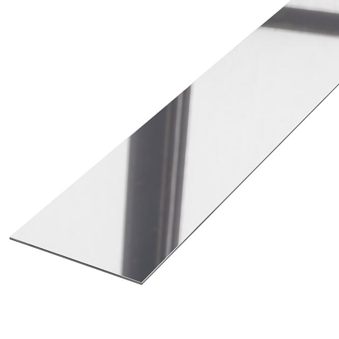 Dekoratívna lišta I 5x270 cm strieborná lesklá