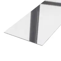 Dekoratívna lišta I 10x270 cm strieborná lesklá