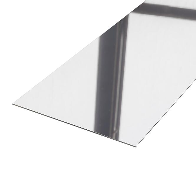 Dekoratívna lišta I 10x270 cm strieborná lesklá