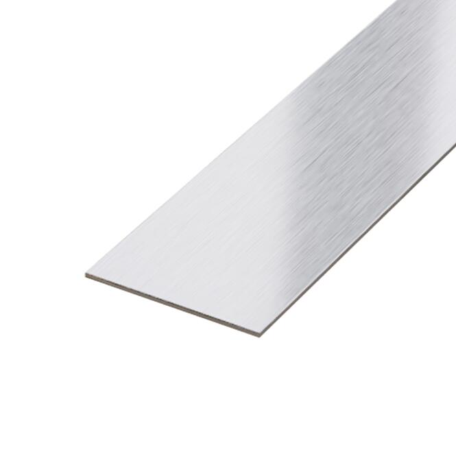Dekoratívna lišta I 2,8x270 cm strieborná mat