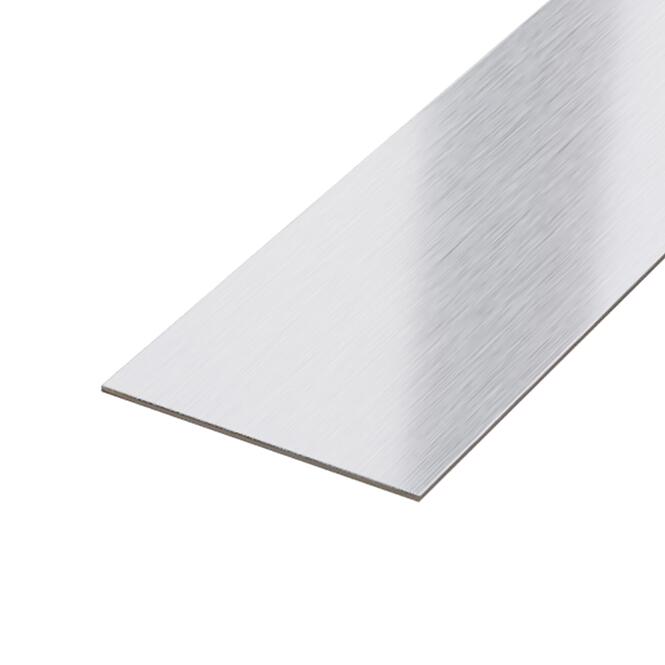 Dekoratívna lišta I 3,8x270 cm strieborná mat